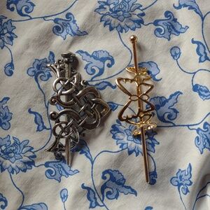 Decorative Metal Hair Accessories For Buns